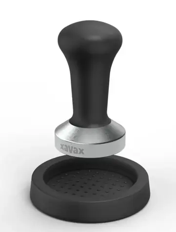 Xavax Barista tamper na kávu s podložkou / 51 mm / nerez