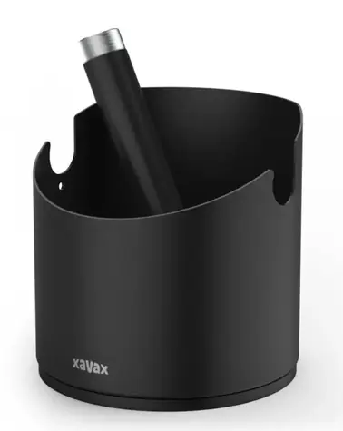 Xavax Barista odklepávač na kávu / tichý / nerez / matná černá
