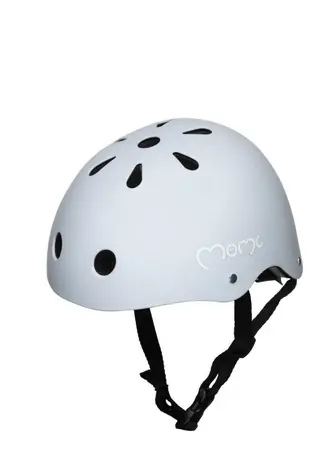 MoMi MIMI Helma matná šedá / obvodu hlavy od 47 do 58 cm