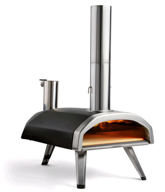 Ooni Fyra černá / Pec na pizzu / 500°C / 30.5 x 30.5 cm / na dřevěné pelety