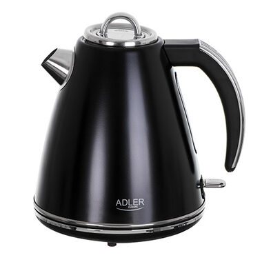 Adler AD 1343 černá / Rychlovarná konvice / 2200 W / 1.5 L / doprodej