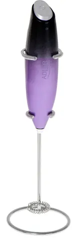Adler AD 4499 fialová / Napěňovač mléka / 2x1.5V AA