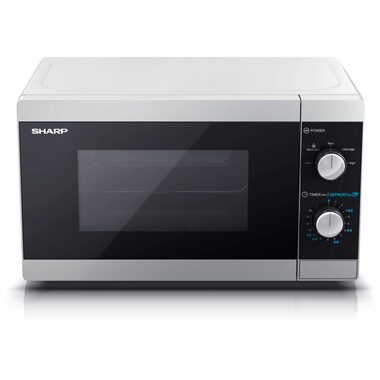SHARP YC-MS01ES stříbrná / Mikrovlnná trouba / 800W / 20L 