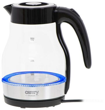 Camry CR 1300 šedá / Rychlovarná konvice / 2200 W / 1.7 l 