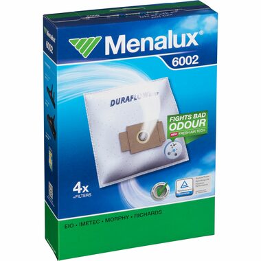 Menalux 6002 Sáčky do vysavače / pro vysavače EIO & Imetec 4ks + filtr