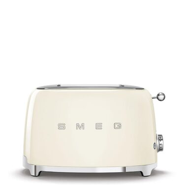 SMEG 50's Retro Style krémová / Topinkovač / 950 W / 2 sloty / 2 topinky / 6 stupňů opečení