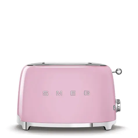 SMEG 50's Retro Style růžová / Topinkovač / 950 W / 2 sloty / 2 topinky / 6 stupňů opečení