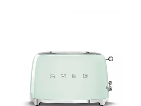 SMEG 50's Retro Style zelená / Topinkovač / 950 W / 2 sloty / 2 topinky / 6 stupňů opečení