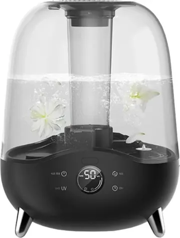 Deerma F327W černá / ultrazvukový zvlhčovač vzduchu / 28 W / místnost až 25 m-2 / 300ml-h / zásobník na vodu 5 L / 40 dB