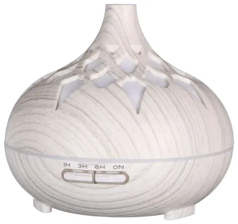 SIXTOL Palm bílé dřevo / Aroma difuzer / 500ml / 12 W / Automatické vypnutí