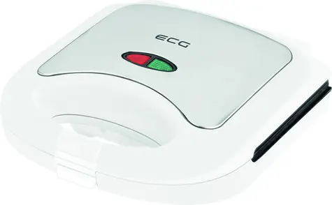 ECG S 3271 zeleno-bílá / Sendvičovač / 750W / 4 sedviče 