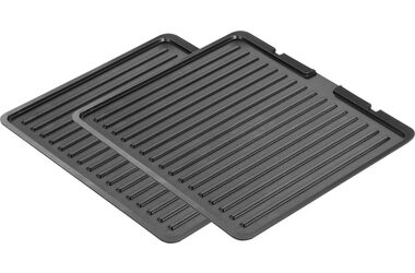 ECG ND KG 300/1000 Ribbed / Náhradní žebrované grilovací desky / pro KG 300 deluxe a KG 1000 Gourmet 