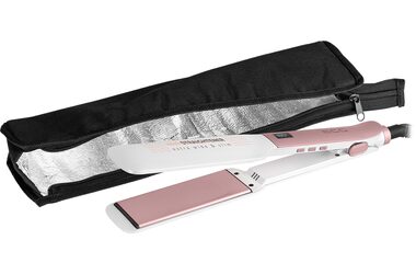 ECG ZV 1255 Ceramic Wide růžová / Žehlička na vlasy / teploty 120°-210°C / ionizace 