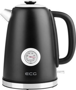 ECG RK 1700 Magnifica Nero černá / rychlovarná konvice / 2200W / 1.7 L / nerez a plast 