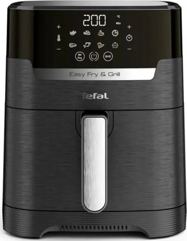 Tefal Easy Fry & Grill EY505815 / Horkovzdušná fritéza 2v1 / 1550W / objem 4.2l / 80-200°C / 8 programů