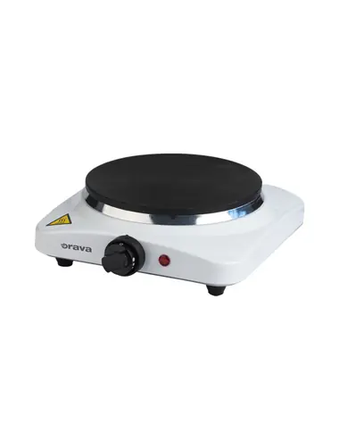 Orava VP-81 bílá / Elektrický vařič / 1500W / 1 plotýnka / 185 mm plotna