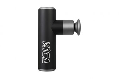 KiCA Mini 2 masážní pistole černá / 4 úrovně intenzity / 3 výměnné hlavice / USB-C 