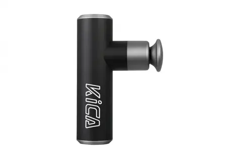 KiCA Mini 2 masážní pistole černá / 4 úrovně intenzity / 3 výměnné hlavice / USB-C 