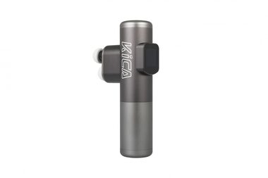 KiCA Pro masážní pistole šedá / 2 masážní hlavice / 3 režimy / 3 výměnné hlavice / USB-C 