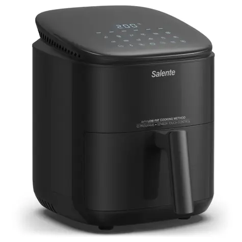 Salente AirFit černá / horkovzdušná fritéza 4v1 / 3.5 l / 30-200°C / časovač / 12 programů