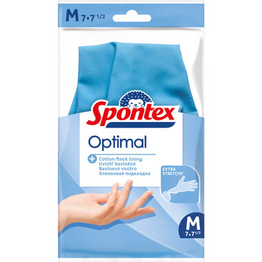 Spontex Optimal (Velikost M) / Ochranné rukavice na úklid / 1 pár