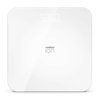 Niceboy ION FitScale bílá / Osobní váha / do 180 kg / 3x AAA