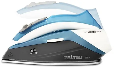 Zelmer ZIR0500 Trip modrá / Napařovací žehlička / 1100 W / 60 ml / 15 g-min