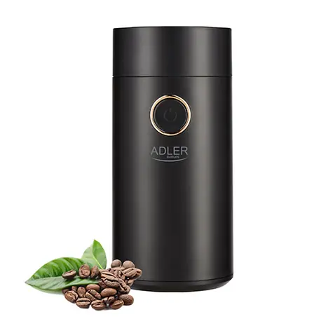 Adler AD 4446bg černá / Mlýnek na kávu / zásobník 75 g / 150W 