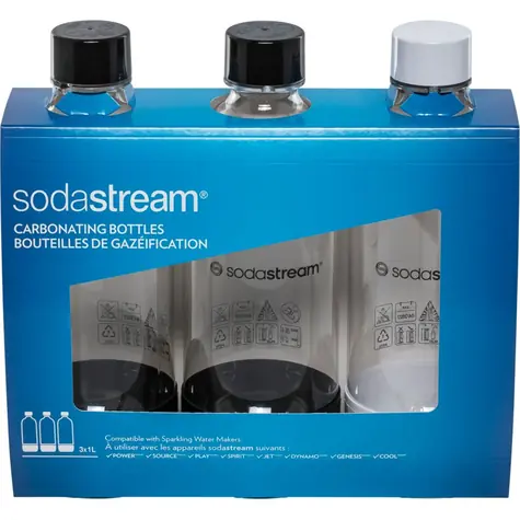 SodaStream Lahve KSTFL 3 x 1l černo-bílá 3Pack 