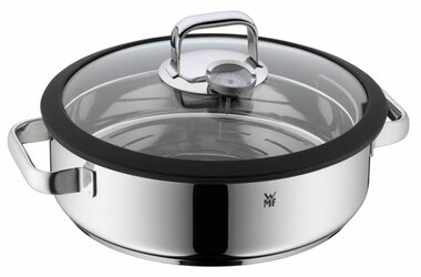 WMF Parní hrnec 28 cm stříbrná / 3.5 l / Nerezová ocel 