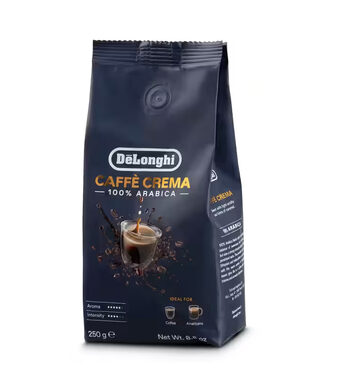 DeLonghi Caffé Crema 250g / Zrnková káva / 100% Arabica