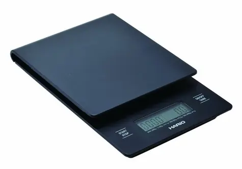Hario VST-2000 Digitální baristická váha černá / stopky / Přesnost: 0.1g / 2x AAA