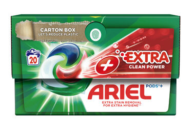 Ariel Extra Clean Power 20 kapslí / Gelové kapsle univerzální na praní 