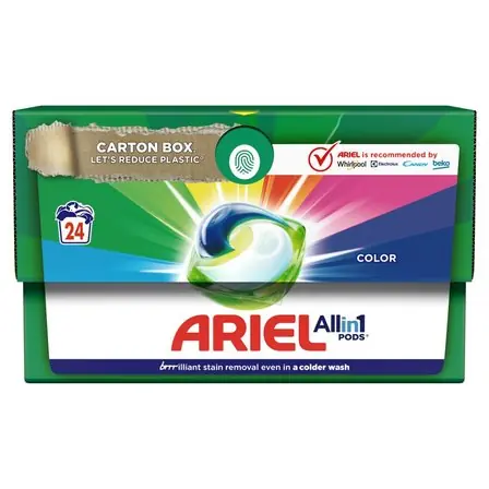 Ariel All-in-1 Color  24 kapslí / Gelové kapsle na praní 