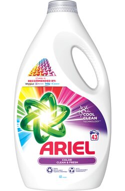 Ariel Color 43 dávek 2.15 l / Tekutý prací gel na barevné prádlo 