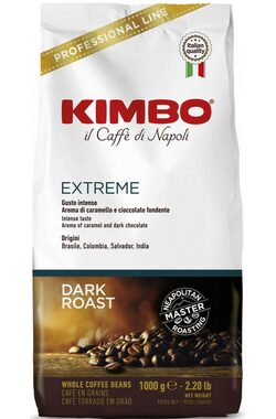 Kimbo Extreme 1 kg / Zrnková káva / 100% Arabica 