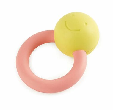 Hape ECO BABY - Chrastítko prstýnek / od 0 měsíců
