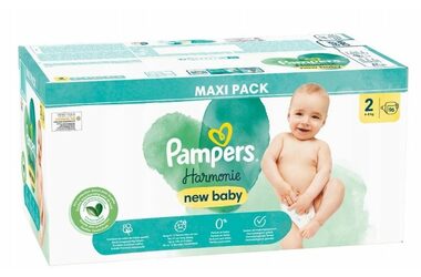 Pampers Harmonie 4-8kg (96ks) / Pleny / Velikost 2 (4-8 kg)