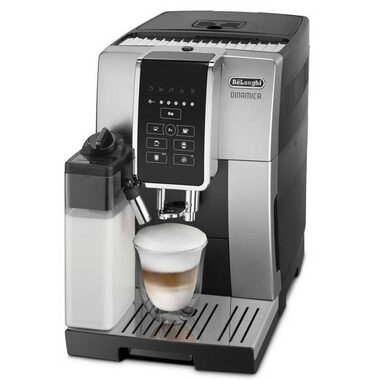 Bazar - DeLonghi Dinamica ECAM 350.50.SB stříbrná / Automatický kávovar / 1450W / 15 bar / 1.8 l / záosbník 300 g  / bazar