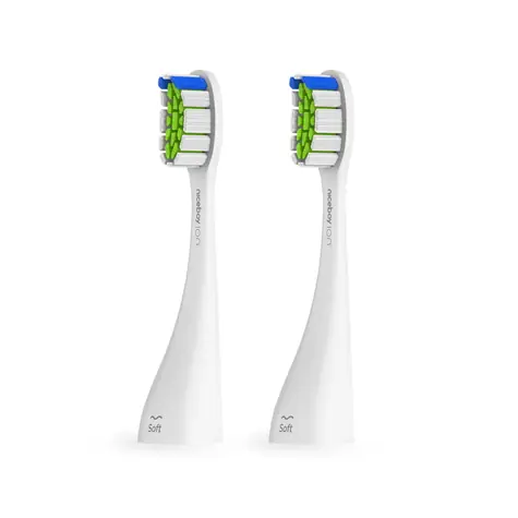 Niceboy ION Sonic PRO UV náhradní hlavice Soft bílá (2ks)