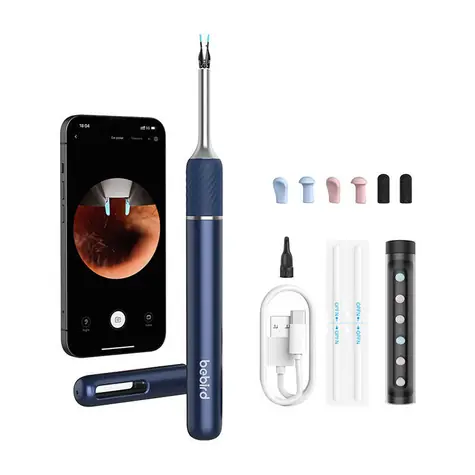 Bebird Note 5 Smart Visual Ear-Clean Rod modrá / Otoskop / chytré čištění uší / mini kamera / propojení s aplikací 