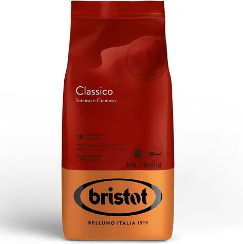 Bristot Classico 1 kg / Zrnková káva / 20% Arabica & 80% Robusta