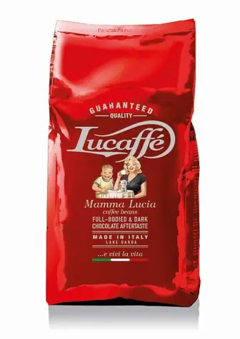 Lucaffé Mamma Lucia 1 kg / Zrnková káva / 40% Arabica & 60% Robusta