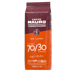 Mauro Caffé De Luxe 1 kg / Zrnková káva / 70% Arabica & 30% Robusta