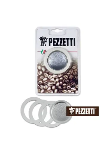 Pezzetti Sada těsnění pro hliníkové moka konvice na 3 šálky / doprodej