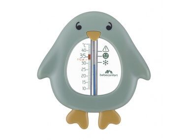 Bebeconfort Teploměr do vany tučňák Lovely Donkey šedá
