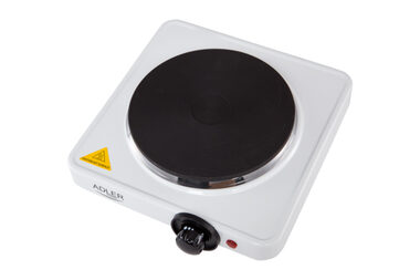 Adler AD 6503 bílá / Vařič / 1500W / 185 mm plotna