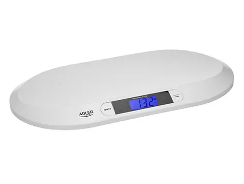 Adler AD 8139 bílá / Dětská váha / do 20 kg / LCD