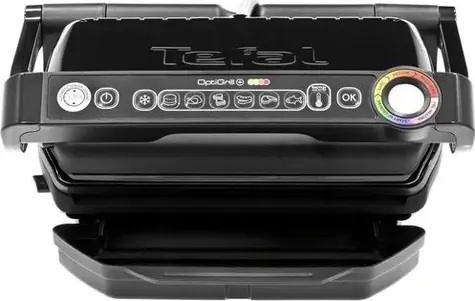 Tefal GC714834 OptiGrill+ černý / Kontaktní gril / 2000 W / 6 programů / Gril. plocha: 600 cm2