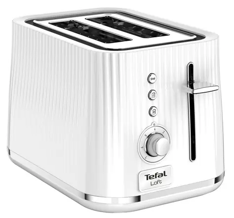 Tefal TT7611 Loft bílá / Topinkovač / 850 W / 2 tousty 